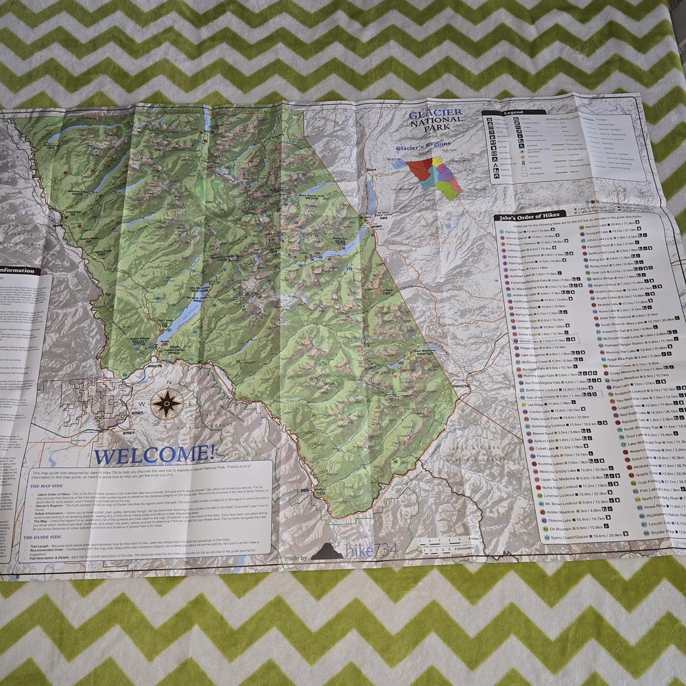 Glacier National Park Map